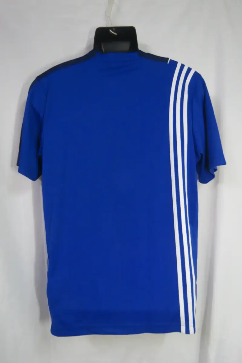 Polera deportiva azul Adidas Climalite Talla M - 4