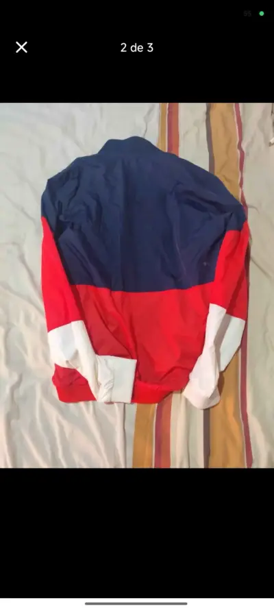 Chaqueta cortavientos tricolor para hombre - miniatura 2