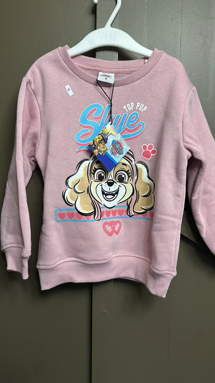 Polerón infantil Skye Paw Patrol rosado