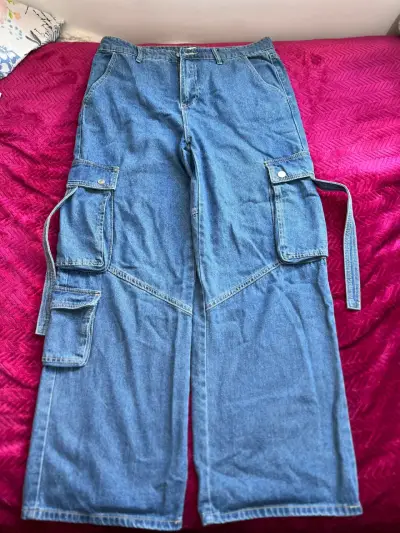 Pantalones cargo de mezclilla Icono Denim - miniatura 1