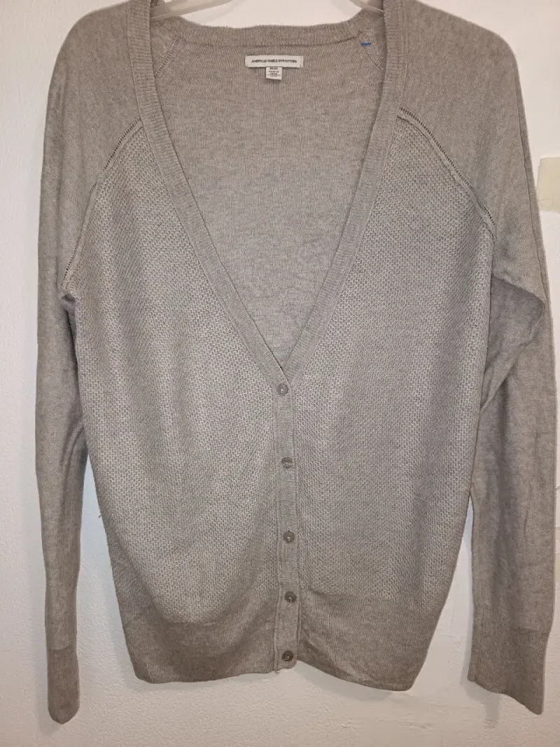 Cárdigan Beige American Eagle Outfitters