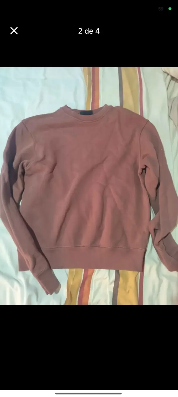 Polerón Adidas color terracota unisex - 1