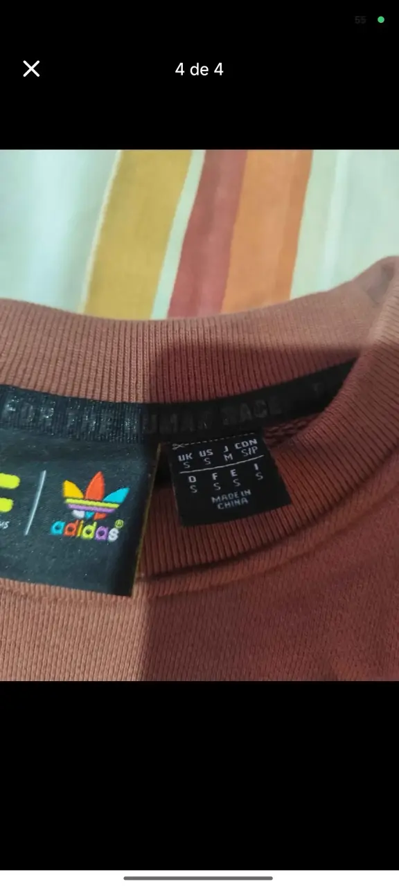 Polerón Adidas color terracota unisex - 2