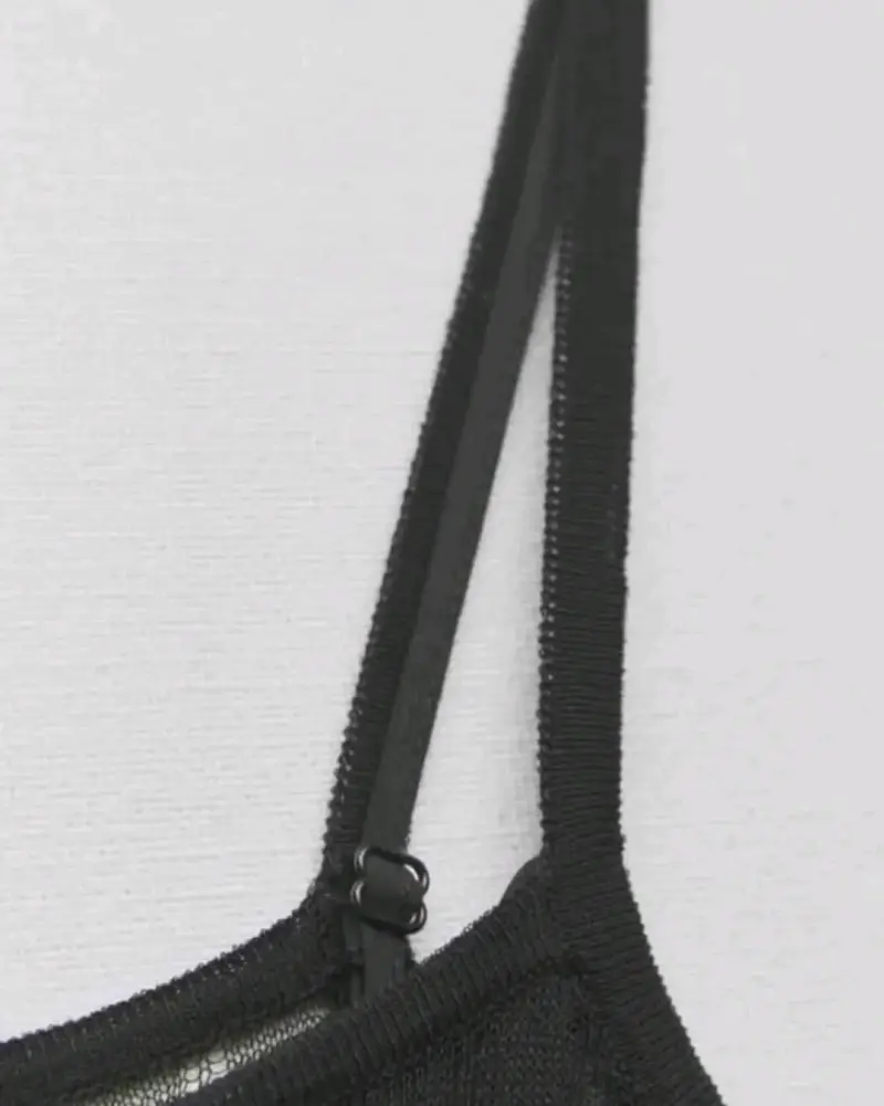 Vestido Zara negro con volantes para mujer - 3