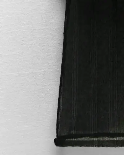 Vestido Zara negro con volantes para mujer - miniatura 4