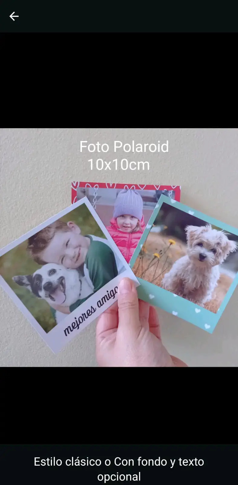 Fotos estilo Polaroid 10x10 cm - 3