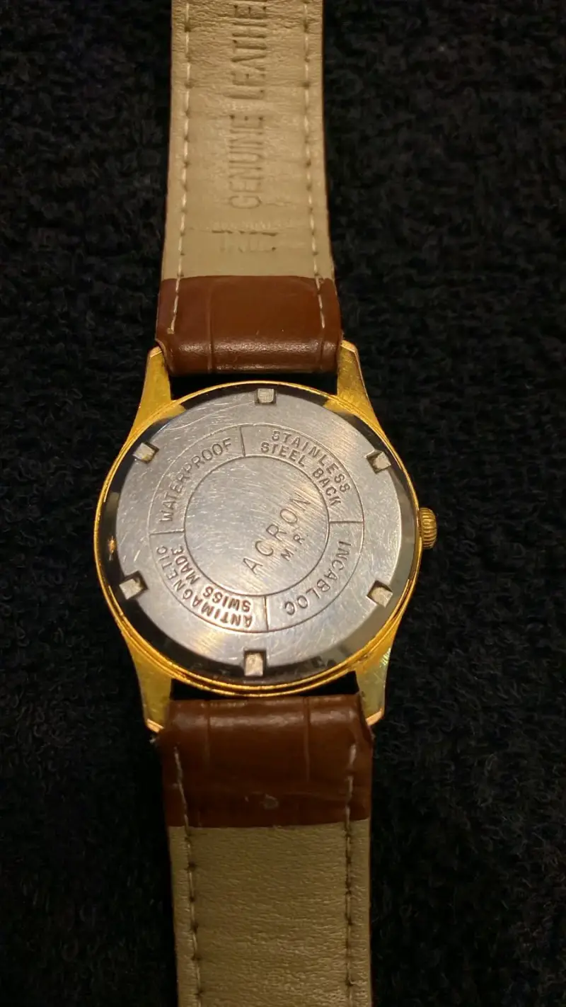 Reloj Acron 17 Rubis enchapado - 4