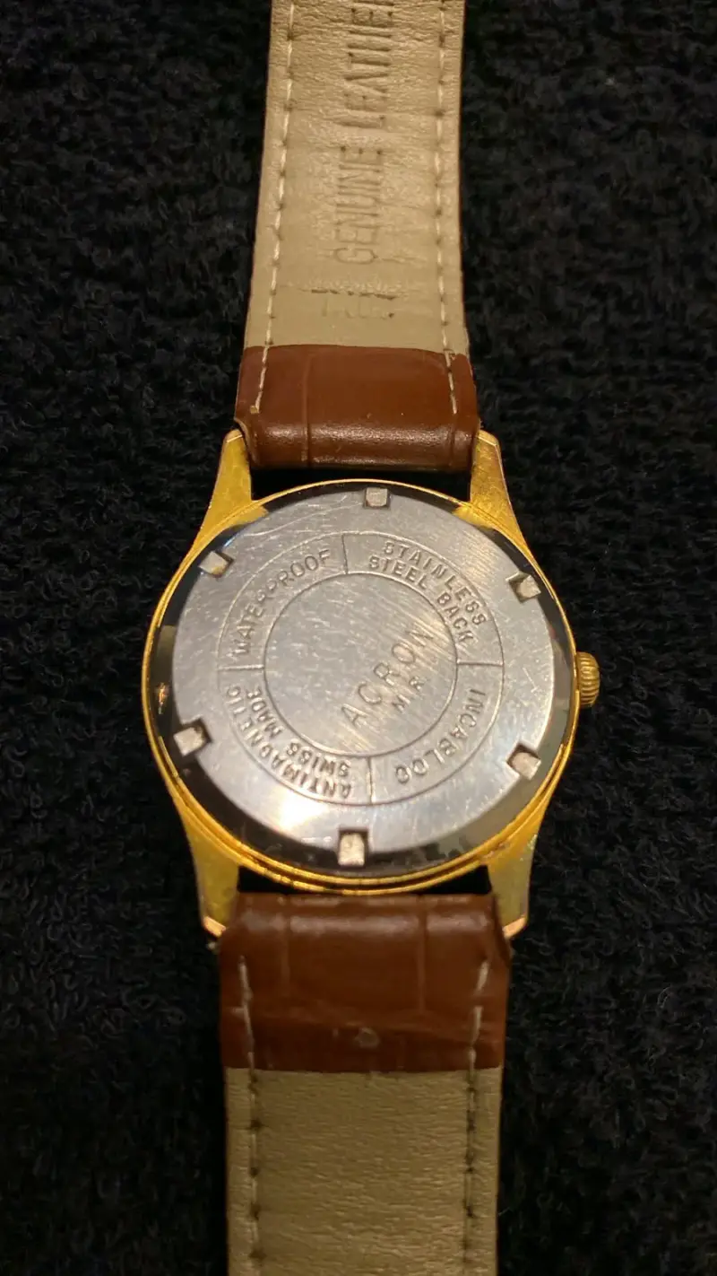 Reloj Acron 17 Rubis enchapado - 5