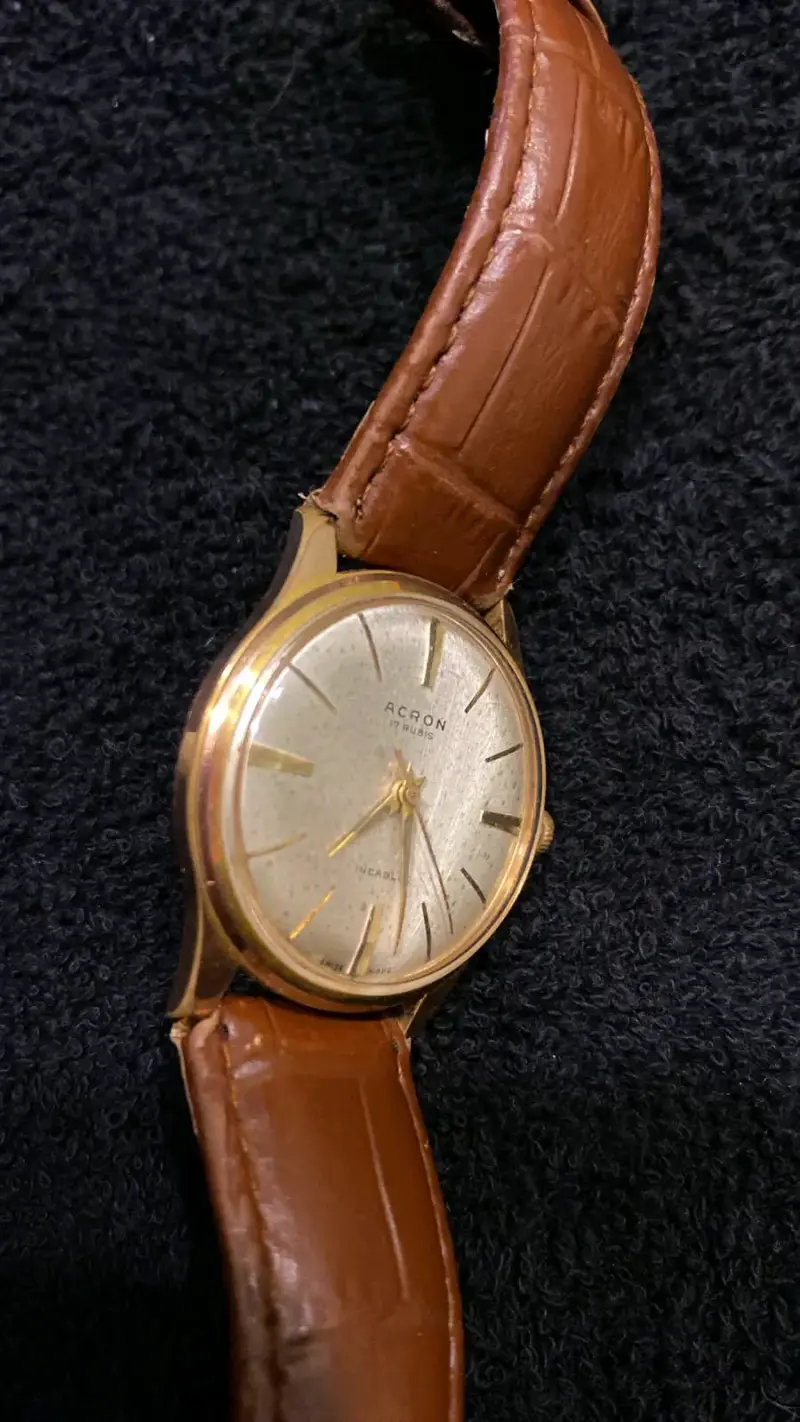 Reloj Acron 17 Rubis enchapado - 6