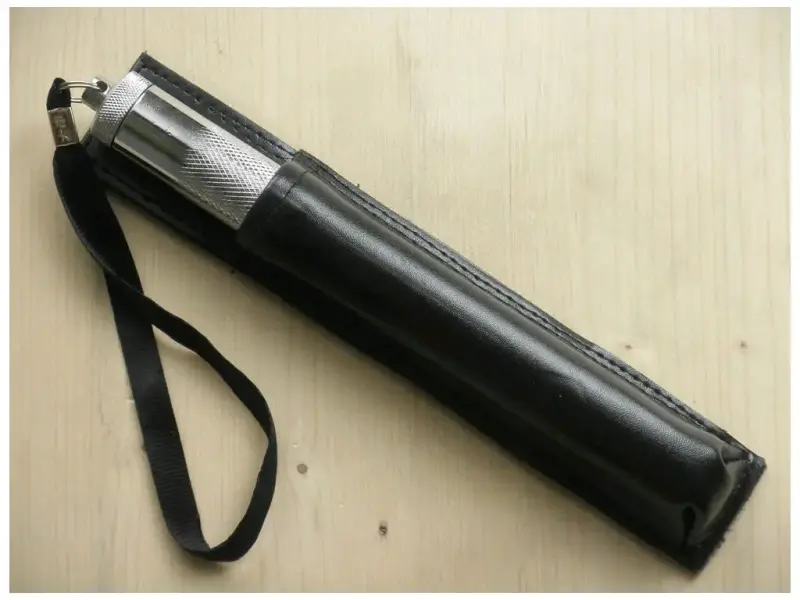 Bastón retráctil de metal 63 cm - 3