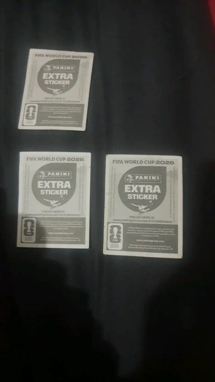 Set de láminas Panini Extra Sticker Mundial 2026 - 2