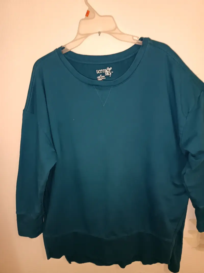Polerón azul para mujer Terra & Sky - 1