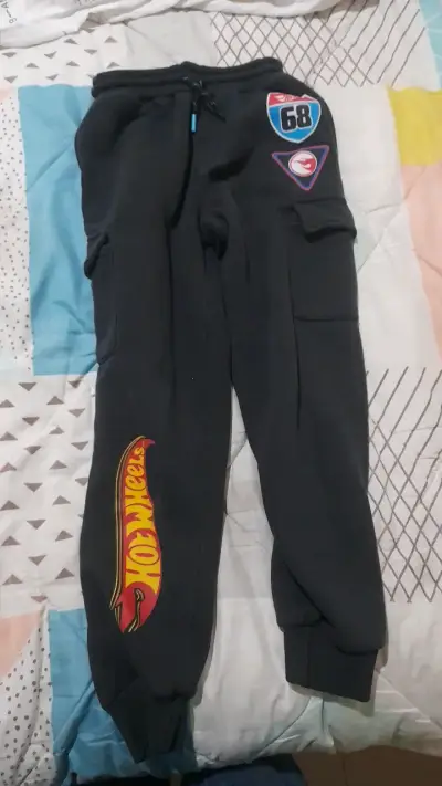 Pantalones deportivos Hot Wheels para niños - miniatura 1