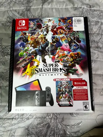 Nintendo switch Oled edición smash bros - miniatura 1