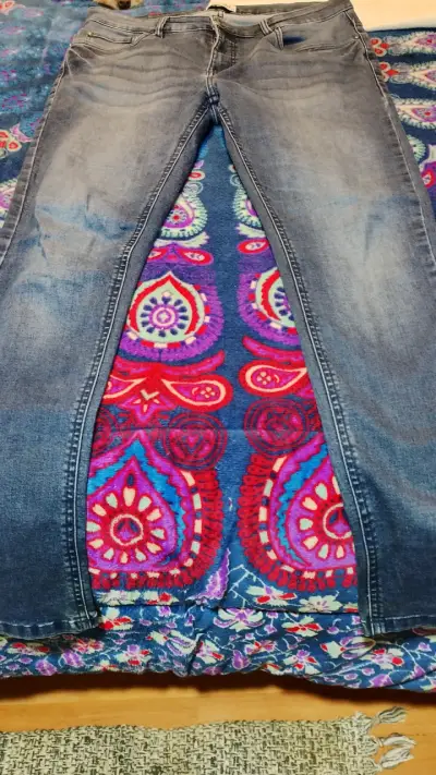Jeans de mezclilla azul para hombre - miniatura 1