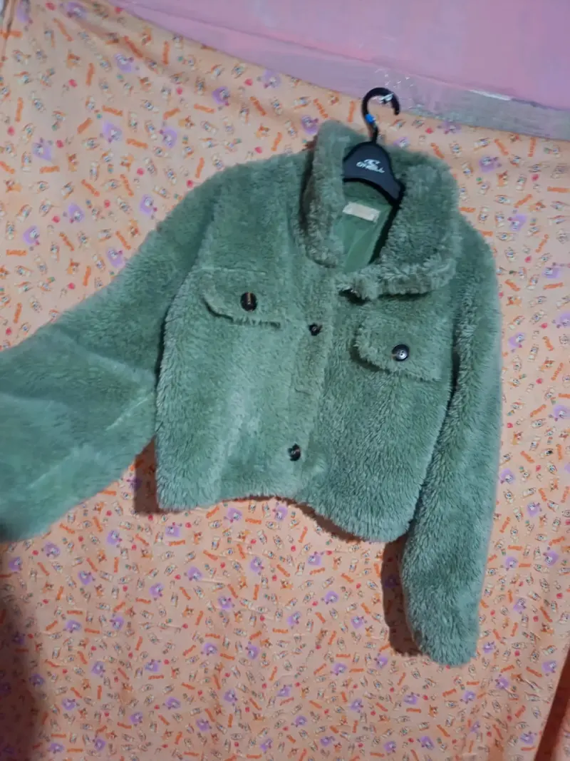 Chaqueta de felpa verde Magic Fashion - 1