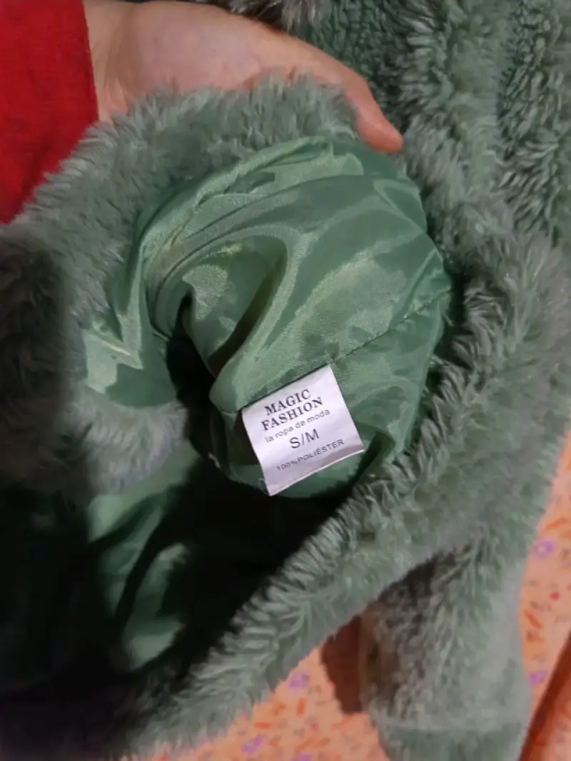Chaqueta de felpa verde Magic Fashion - 2