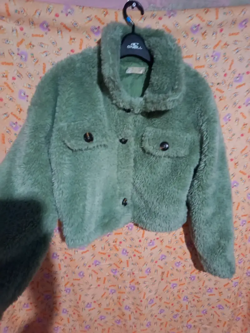 Chaqueta de felpa verde Magic Fashion - 4