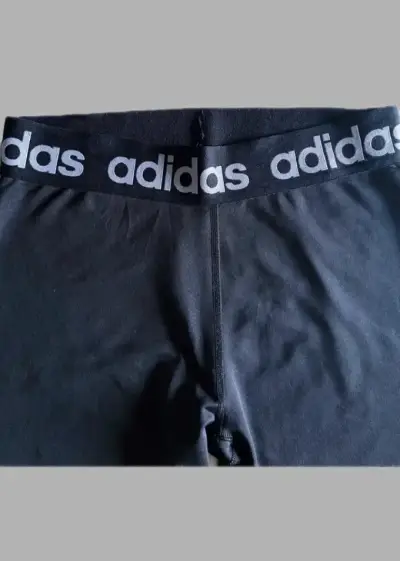 Leggings deportivos negros Adidas para mujer - miniatura 4