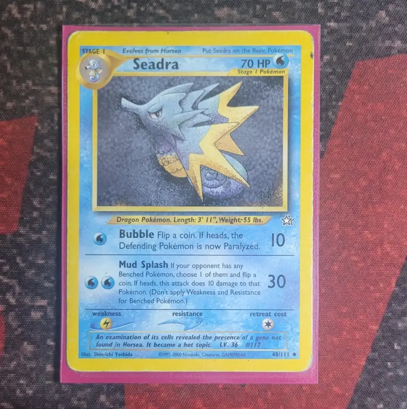 Lote de Cartas Pokémon Kadabra Seadra Xatu y Unow - 2