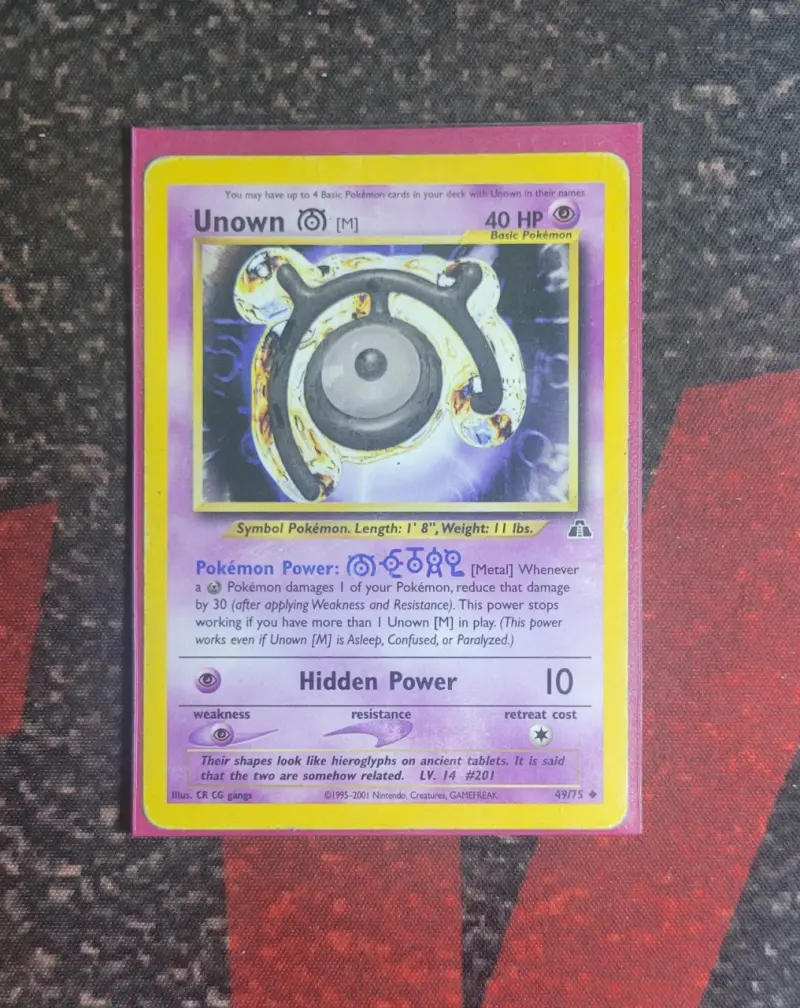 Lote de Cartas Pokémon Kadabra Seadra Xatu y Unow - 4