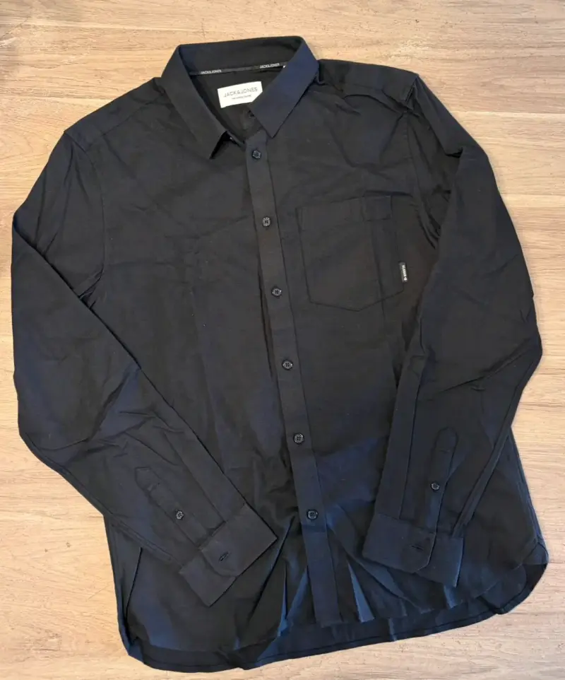 Camisa negra de hombre Jack & Jones