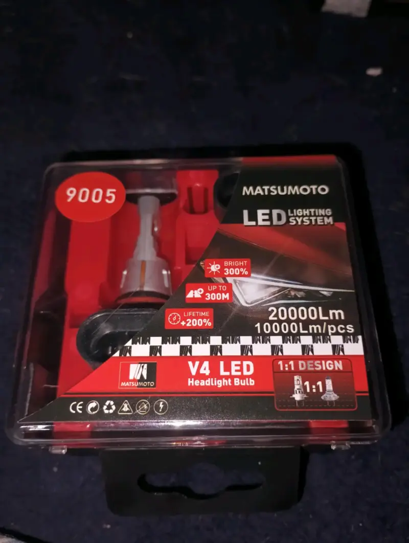 Bombilla LED para faros Matsumoto V4 9005