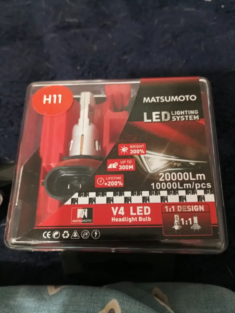 Kit Ampolleta LED Matsumoto V4 H11