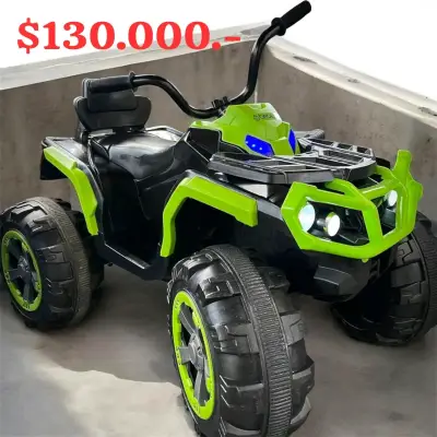 Cuatrimoto eléctrica infantil Bebesit verde - miniatura 1