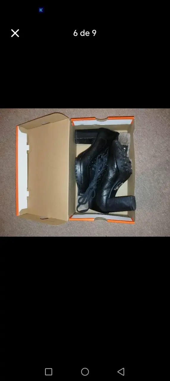Botines negros de mujer talla 38 marca Hushpupies - 3