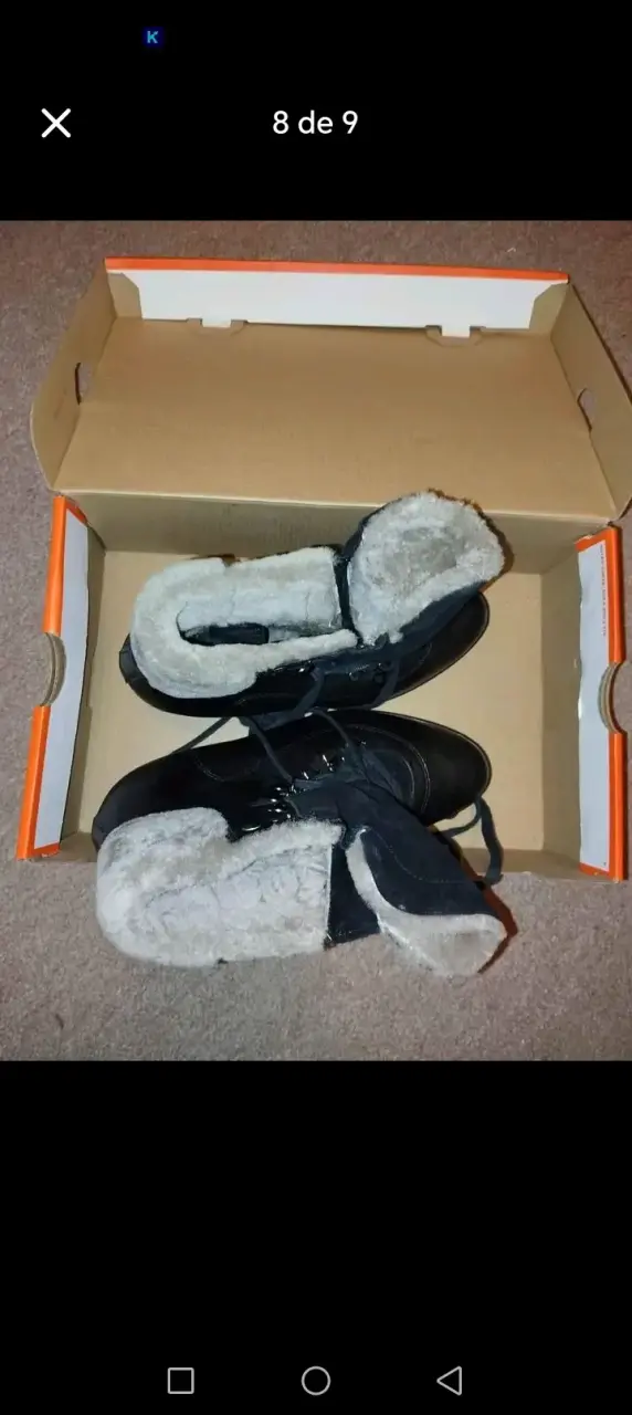 Botines negros de mujer talla 38 marca Hushpupies - 4
