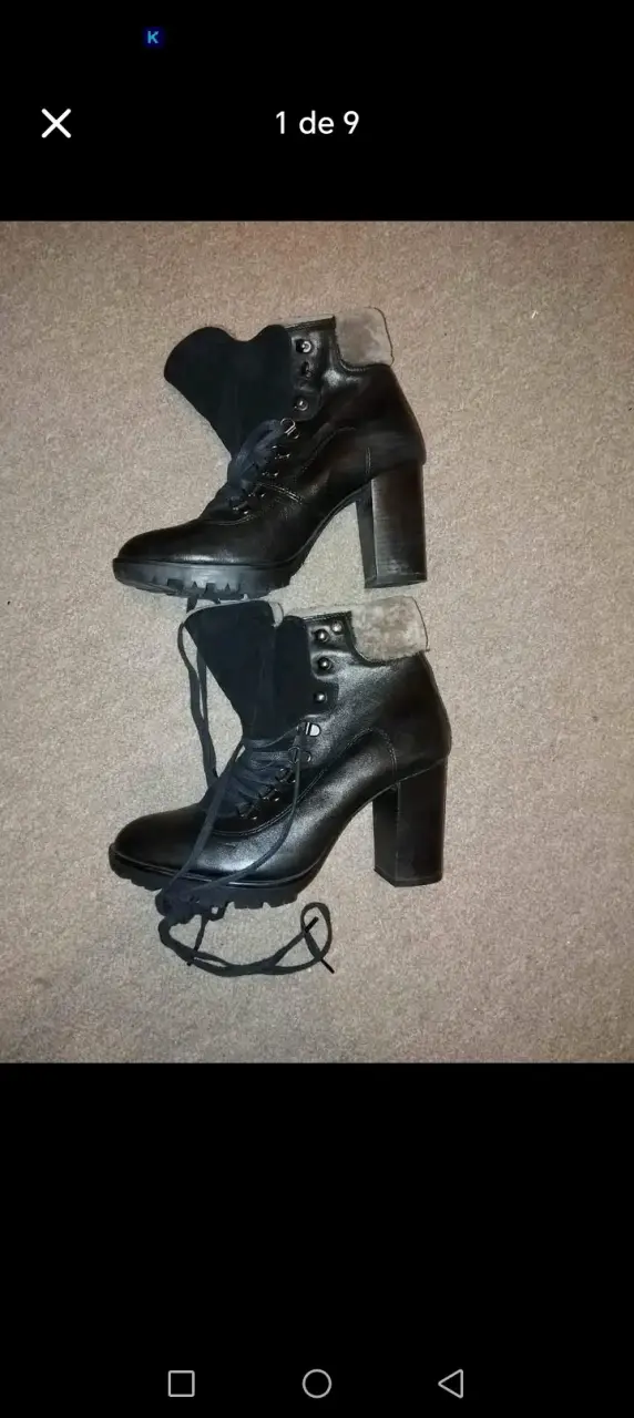 Botines negros de mujer talla 38 marca Hushpupies - 6