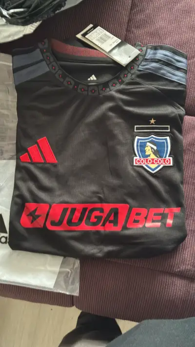 Camiseta Adidas Colo-Colo Negra 2XL - miniatura 2