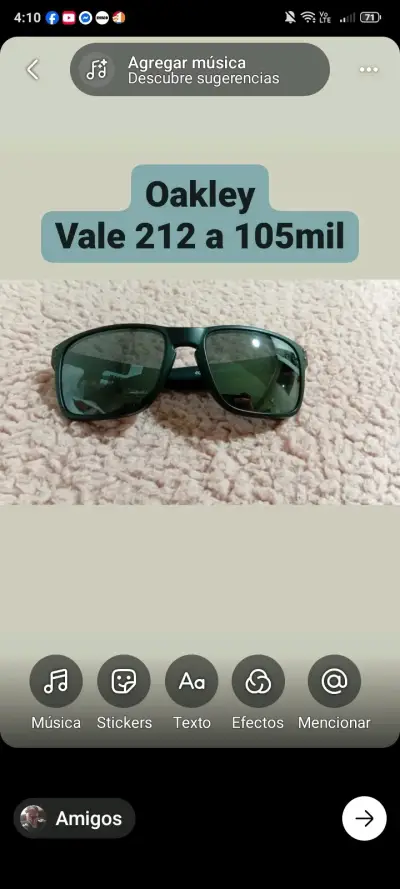Gafas de sol Oakley polarizadas unisex - miniatura 1