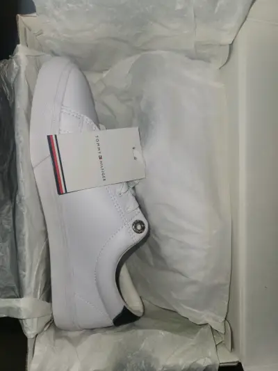 Zapatillas blancas Tommy Hilfiger para mujer - miniatura 1