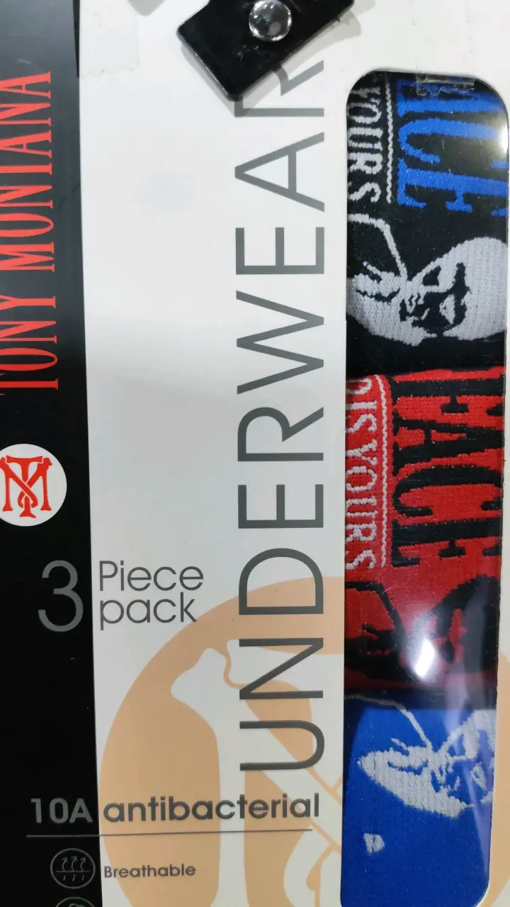 Pack de 3 bóxers Tony Montana antibacteriales - 1