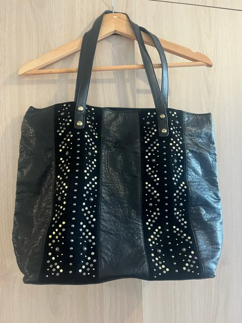 Bolso negro marca basement - 1