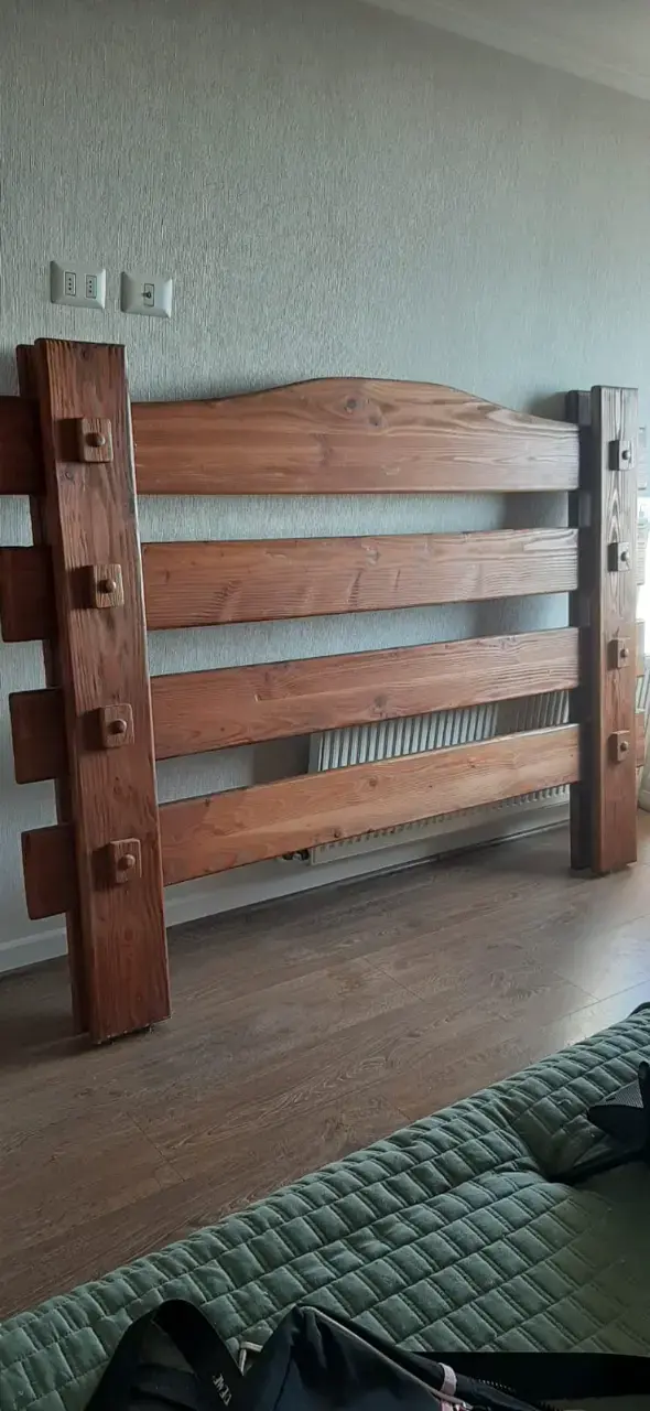 Cabecero de Madera Maciza para Cama - 2