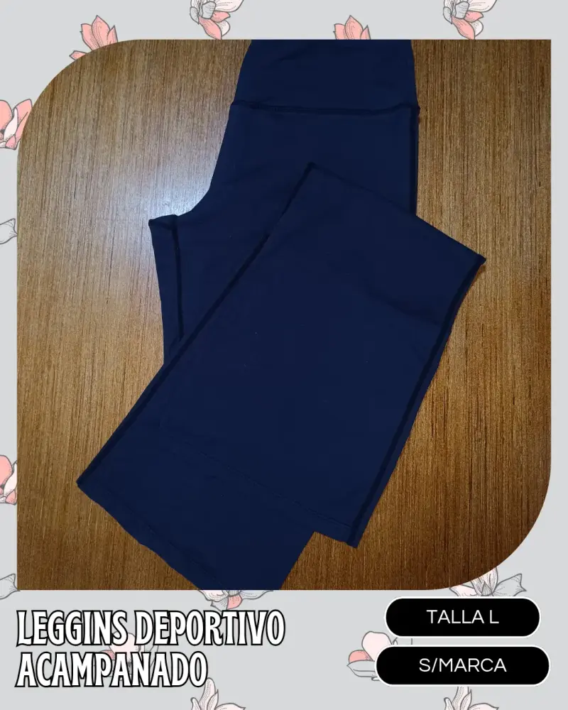 Leggings Deportivos Acampanados Talla L