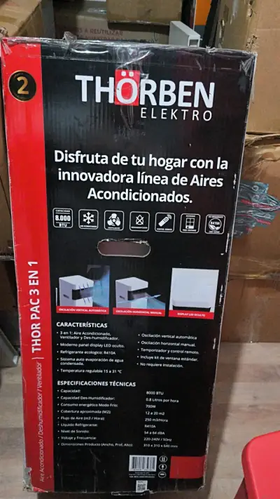 Aire Acondicionado Portátil Thorben 8000 BTU - miniatura 3