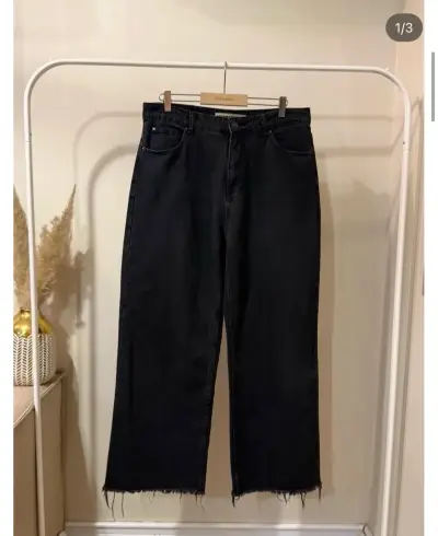 Jeans anchos negros Americanino para mujer - miniatura 1