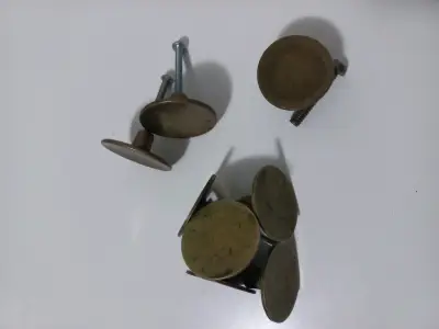 Juego de 8 Tiradores de Bronce - miniatura 4