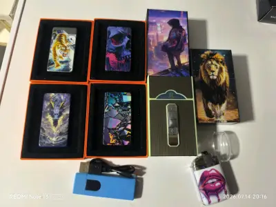 Encendedor eléctrico recargable con diseño artístico - miniatura 5