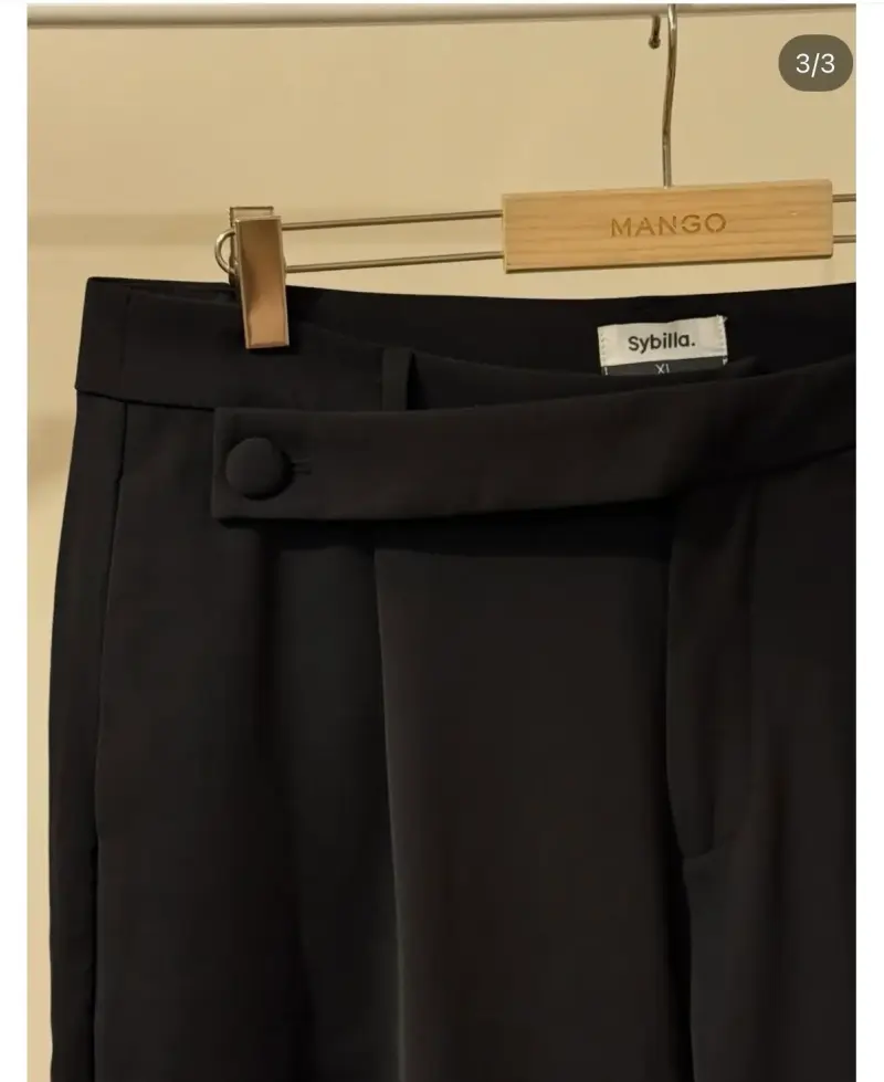 Pantalones negros elegantes Sybilla para mujer - 3
