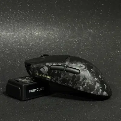 Mouse gamer inalámbrico FURYCUBE F1 Phantom PAW331 - miniatura 1
