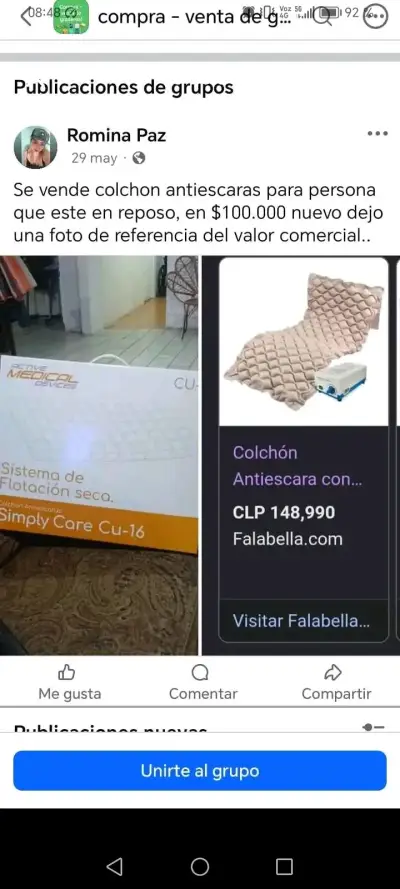 Colchón Antiescaras Simply Care CU-16 para Reposo - miniatura 2