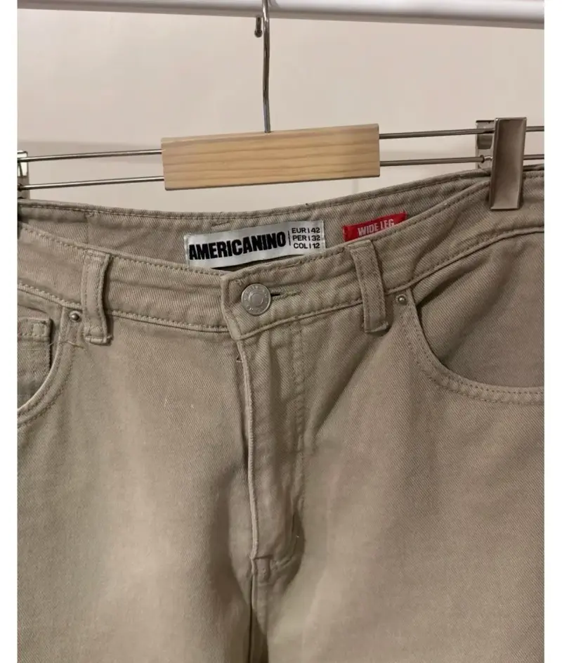 Pantalones beige Americanino para mujer - 2