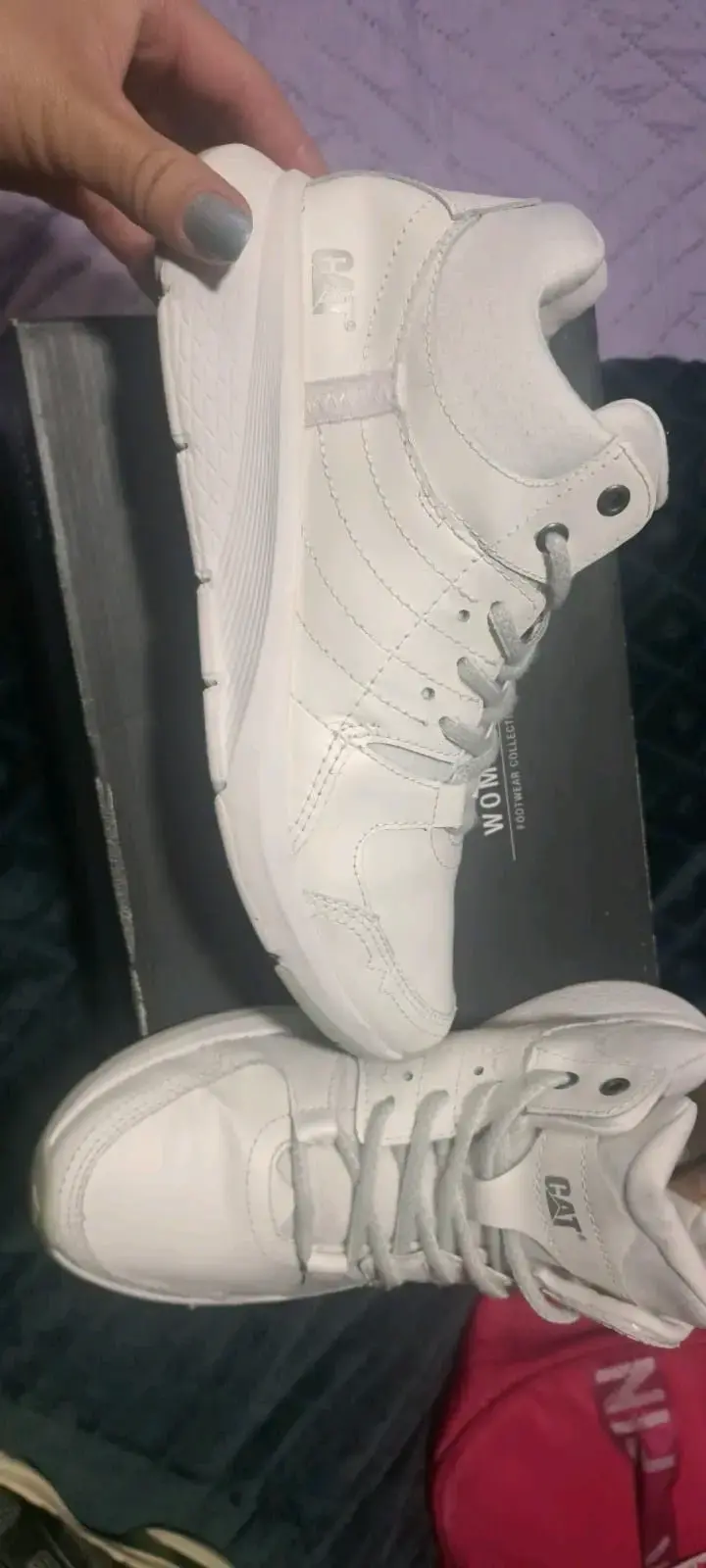 Zapatillas blancas CAT para mujer