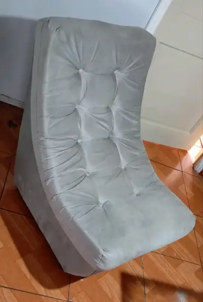 Sillón individual gris moderno - miniatura 1