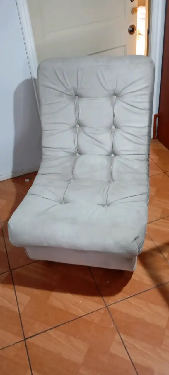 Sillón individual gris moderno - 2